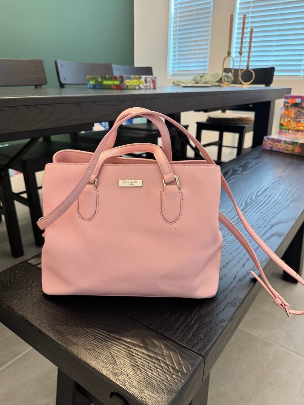 Baby Pink Kate Spade Crossbody Purse